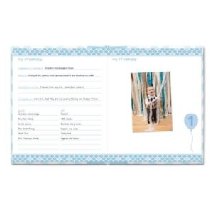 Pearhead Βιβλίο Αναμνήσεων Μωρού Chevron Blue PH-P62201 - Image 2