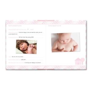 Pearhead Βιβλίο Αναμνήσεων Μωρού Chevron Pink PH-P62202 - Image 2