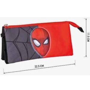 Marvel Κασετίνα Με 3 Θήκες 22x11.5x2cm Spiderman Κόκκινο-Μαύρο 2700000549 - Image 5