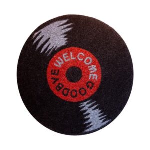 Erik Χαλάκι Πόρτας LP Welcome-Goodbye Φ60cm Μαύρο FGE0028