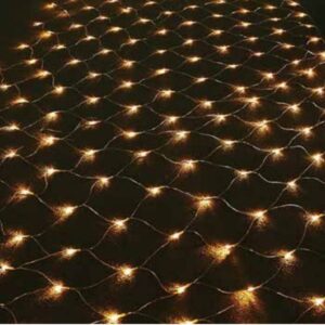 Fos Me Δίχτυ Με 240 LED Θερμό Λευκό 2x4m Επεκτεινόμενα Έως 3 Tμχ. 27-00390