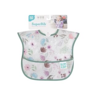 Bumkins Αδιάβροχη Σαλιάρα SuperBib Με Τσέπη 6-24m Floral 331435 - Image 2