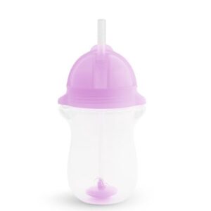 Munchkin Παιδικό Ποτήρι Με Καλαμάκι Tip N Sip 296ml Μωβ 90144