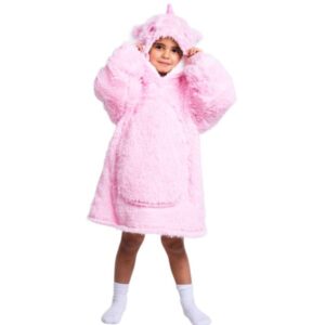 Noxxiez Κουβέρτα Hoodie Με Κουκούλα Και Μανίκια Sloth 3 - 6 Ετών NX-CH305