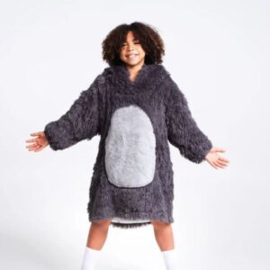 Noxxiez Κουβέρτα Hoodie Με Κουκούλα Και Μανίκια Sloth 7-12 Χρονών NX-CH322 - Image 2