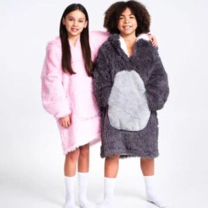 Noxxiez Κουβέρτα Hoodie Με Κουκούλα Και Μανίκια Sloth 7-12 Χρονών NX-CH322 - Image 3