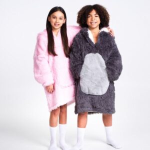 Noxxiez Κουβέρτα Hoodie Με Κουκούλα Και Μανίκια Unicorn 7-12 Χρονών NX-CH325