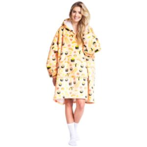Noxxiez Κουβέρτα Hoodie Με Κουκούλα Και Μανίκια Sushi Για Ενήλικες Και Εφήβους XL NX-CH351