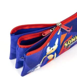Sonic Prime Κασετίνα Με 3 Θήκες 22.5x2x11.5cm Μωβ 2700000550