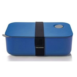 Yoko Design Φαγητοδοχείο Με Χώρισμα 1000ml BPA Free Μπλε YD1387