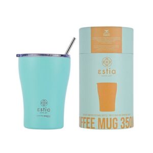 Estia Θερμός Coffee Mug Save The Aegean 350ml Bermuda Green 01-12106 - Image 2