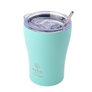 Estia Θερμός Coffee Mug Save The Aegean 350ml Bermuda Green 01-12106