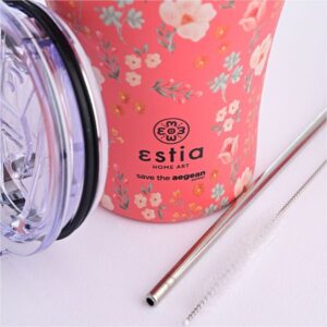 Estia Θερμός Coffee Mug Save The Aegean 350ml Bouquet Coral 01-16906 - Image 4