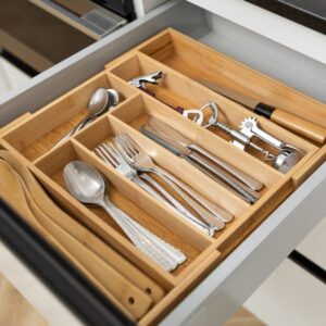 Estia Θήκη Συρταριού Για Μαχαιροπήρουνα Bamboo Essentials Επεκτεινόμενη 01-17613 - Image 3