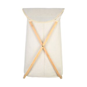 Estia Καλάθι Απλύτων Bamboo Essentials Πτυσσόμενο Με Θήκη 40x40x70cm Μπεζ 02-18627 - Image 3