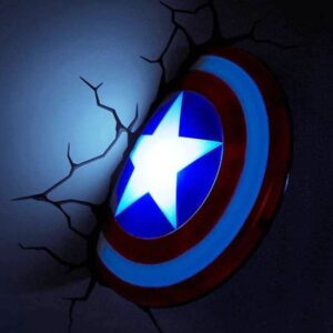 The Source Παιδικό Φωτιστικό Τοίχου 3D Light FX Marvel Captain America 49463 - Image 2
