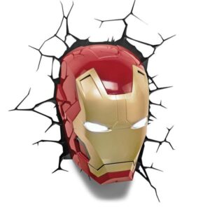 The Source Παιδικό Φωτιστικό Τοίχου 3D Light FX Marvel Iron Man 49465