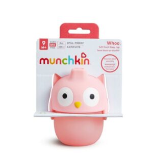 Munchkin Ποτηράκι Soft Touch Sippy 230ml Κουκουβάγια Ροζ 91505 - Image 5