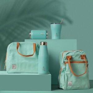 Estia Θερμός - Μπουκάλι Travel Flask Save The Aegean 750ml Bermuda Green 01-16593 - Image 7