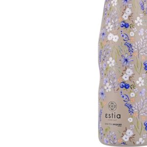 Estia Θερμός Παγούρι Travel Flask Save The Aegean 500ml Symphony Taupe 01-16678 - Image 3