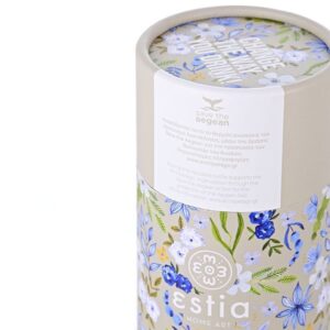 Estia Θερμός Παγούρι Travel Flask Save The Aegean 500ml Symphony Taupe 01-16678 - Image 5
