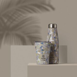 Estia Θερμός Παγούρι Travel Flask Save The Aegean 500ml Symphony Taupe 01-16678 - Image 7