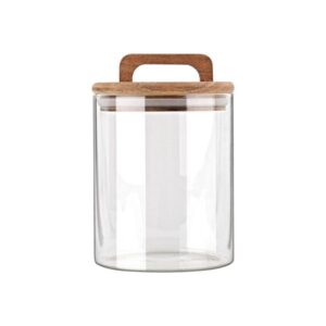 Estia Δοχείο Αποθήκευσης Acacia 650ml 10x10x14.8cm Γυάλινο Με Καπάκι 01-17477