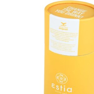 Estia Θερμός Παγούρι Travel Flask Lite Save The Aegean 500ml Pineapple Yellow 01-18078 - Image 6