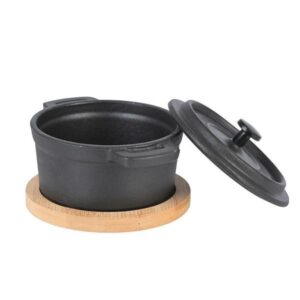 Estia Κατσαρολάκι Iron Μαντεμένιο 10cm Με Βάση Bamboo 01-18696 - Image 3