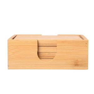 Estia Σουβέρ Σετ 5τμχ Με Θήκη 11x11cm Bamboo Essentials 01-19723