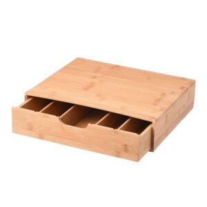 Estia Θήκη Για Κάψουλες Espresso Bamboo Essentials Συρταρωτή Με 5 Ρυθμιζόμενες Θέσεις 01-19860
