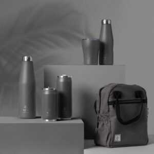 Estia Θερμός – Μπουκάλι Travel Flask Save The Aegean 750ml Fjord Grey 01-9823 - Image 7