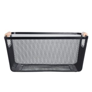 Estia Καλάθι Οργάνωσης Μεταλλικό 35x23x16cm Με Ξύλινες Λαβές 02-18641 - Image 2