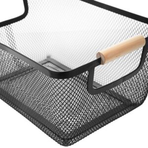 Estia Καλάθι Οργάνωσης Μεταλλικό 24x17x11cm Με Ξύλινες Λαβές 02-18665 - Image 3