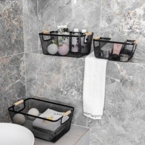 Estia Καλάθι Οργάνωσης Μεταλλικό 24x17x11cm Με Ξύλινες Λαβές 02-18665 - Image 6