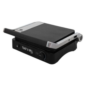 Estia Σαντουιτσιέρα - Γκριλιέρα Toast And Grill 4 Θέσεων 2000w Με Αποσπώμενες Πλάκες 06-11857