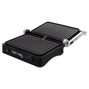 Estia Σαντουιτσιέρα - Γκριλιέρα Toast And Grill 4 Θέσεων 2000w Με Αποσπώμενες Πλάκες 06-11857 - Image 5