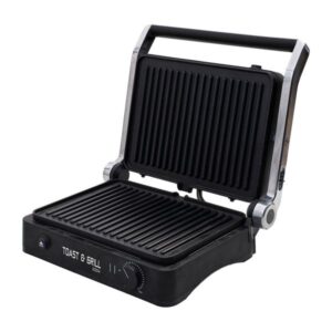Estia Σαντουιτσιέρα - Γκριλιέρα Toast And Grill 4 Θέσεων 2000w Με Αποσπώμενες Πλάκες 06-11857 - Image 2