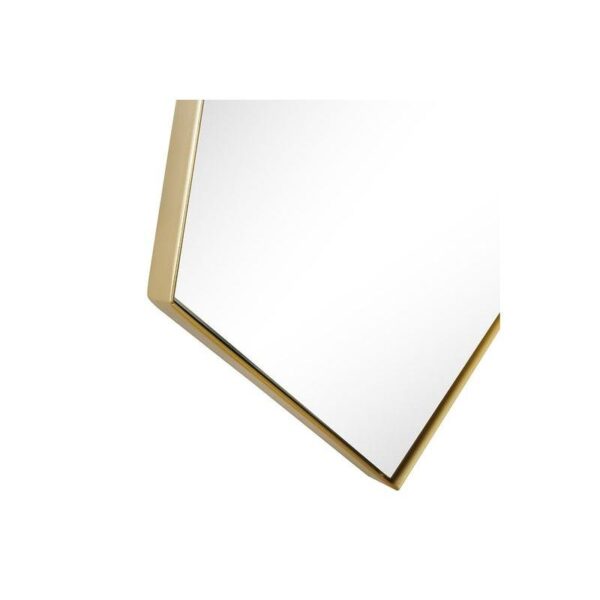Pakoworld Καθρέπτης Polygon 31x2x51εκ Χρυσαφί 233-000014 - Image 4