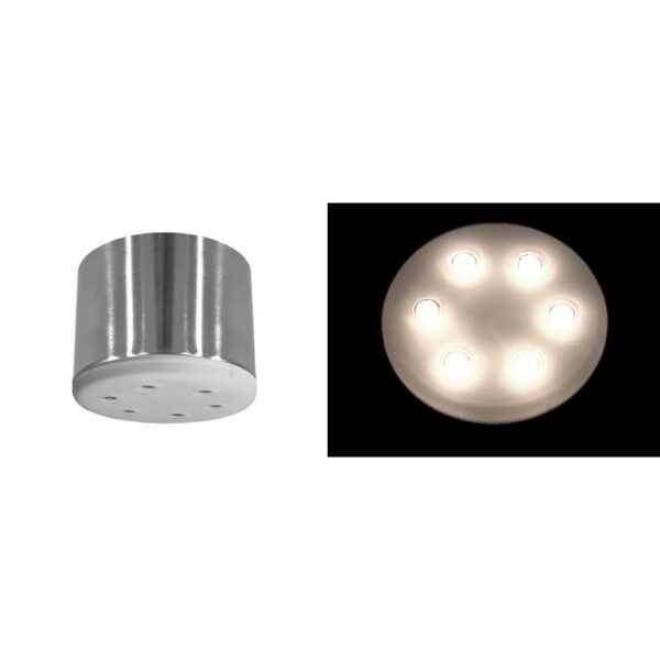 Adeleq ΣΠΟΤ ΕΞΩΤΕΡ ΣΑΤΙΝΕ LED ΙΣΧΥΟΣ ΜΕ ΤΡΟΦΟΔΟΤΙΚΟ 6x3W 45° ΘΕΡΜΟ 21-7163456600