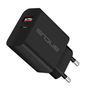 Ancus Φορτιστής Ταξιδίου Supreme Series Fast Charge Με USB Και USB-C Έξοδο QC3.0 PD30W Μαύρο C70D