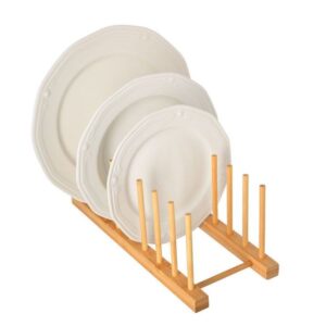 Estia Πιατοθήκη Ντουλαπιού Με Στύλους Bamboo Essentials Φυσικό 01-17279 - Image 2