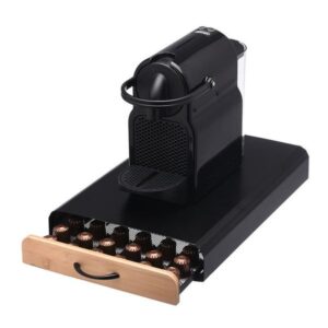 Estia Θήκη Για Κάψουλες Espresso Bamboo Essentials Μεταλλική Συρταρωτή 60 Θέσεων Μαύρη 01-19884 - Image 5