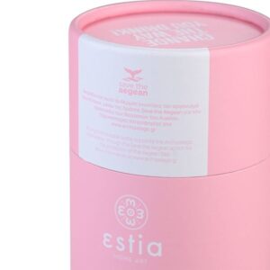 Estia Θερμός - Ποτήρι Για Καφέ Travel Mug Save The Aegean 500ml Blossom Rose 01-20354 - Image 4