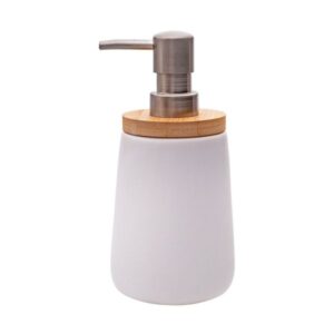 Estia Αντλία Σαπουνιού 360ml Bamboo - Πορσελάνης Λευκό 02-4569 - Image 2
