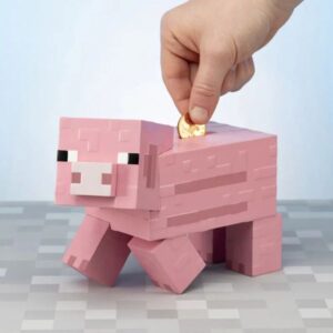 Paladone Κουμπαράς 20x12cm Minecraft Pig Ροζ PP6590MCF