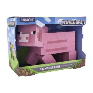 Paladone Κουμπαράς 20x12cm Minecraft Pig Ροζ PP6590MCF - Image 2