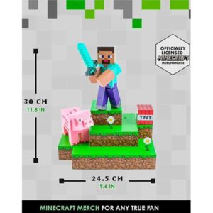 Paladone Φωτιστικό Παιδικό Φορητό Υ30cm Minecraft Diorama Steve PP9463MCF - Image 5