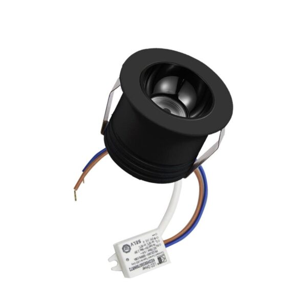 Adeleq Σποτ LED Χωνευτό Αλουμινίου 3W 50° 230V 4000K Μαύρο 3-9635011 - Image 2