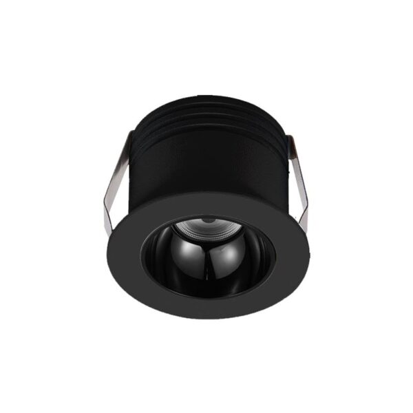 Adeleq LED ΣΠΟΤ ΧΩΝΕΥΤΟ ΑΛΟΥΜΙΝΙΟΥ 3W 50° 230V 4000K ΜΑΥΡΟ 3-9635011